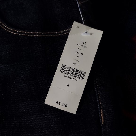 NWT Insider Premium Denim Smart Set Dark Wash Jeans - Picture 7 of 7